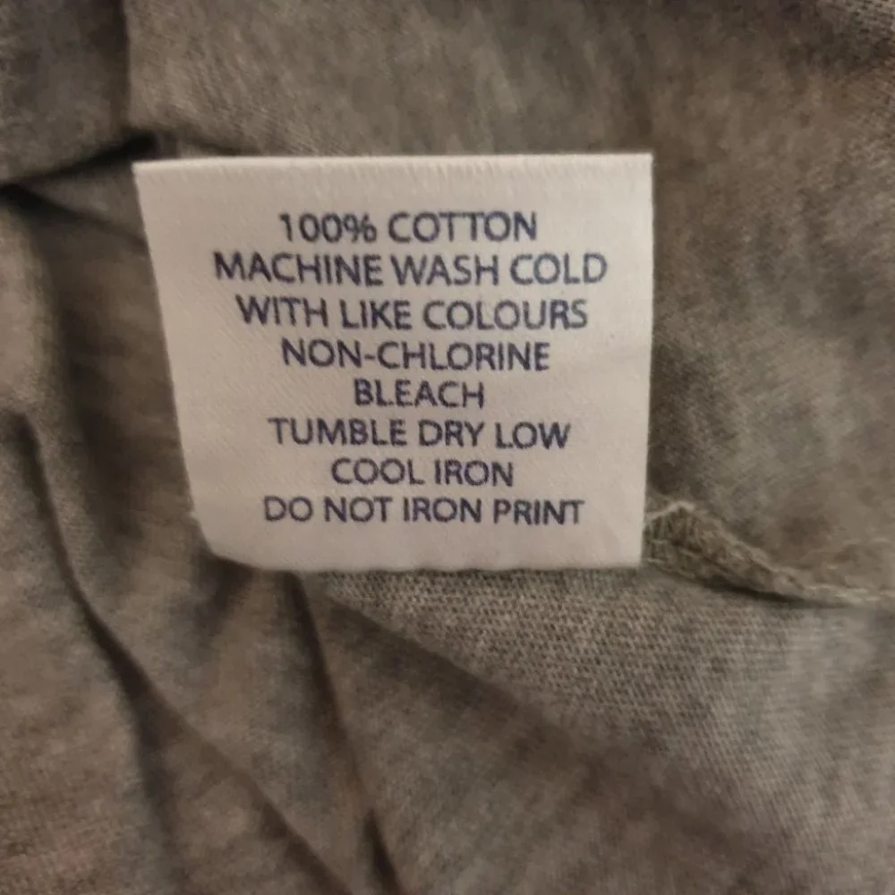 Between the Flags (BTF) AU-14 Gray Sleeveless Singlet Top Tee 100% Cotton NWOT - Picture 10 of 10